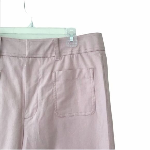 The Script Pink Chiara Cropped Wide Leg Pant $348 NWT Size 10 - Picture 3 of 6